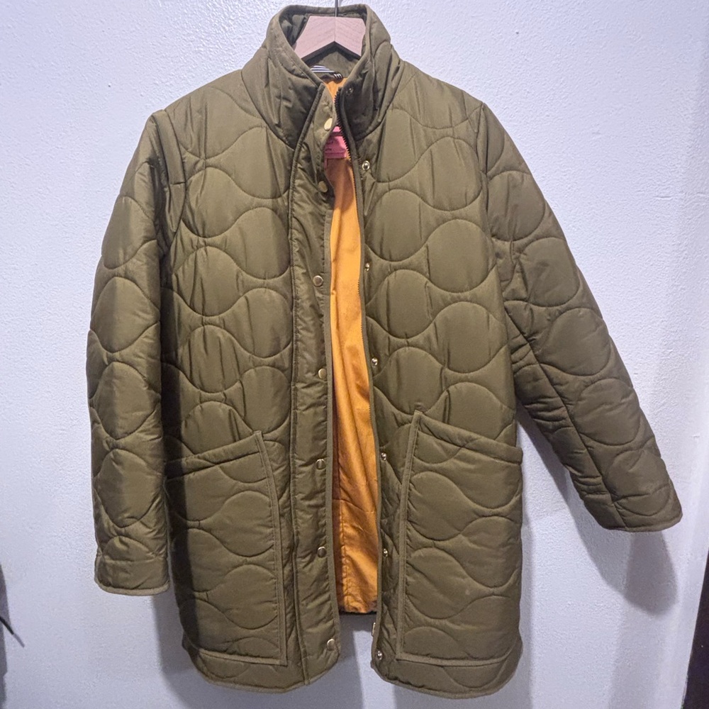 J. Crew Quilted Primaloft Puffer in Olive - Small - Picture 5 of 5